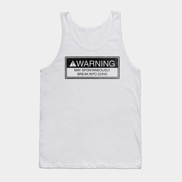 WARNING Tank Top by NiroKnaan